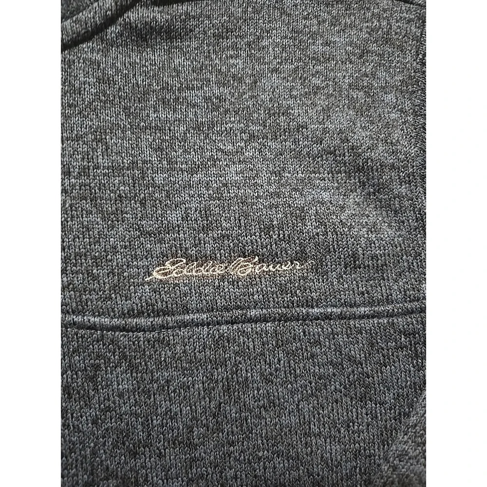 Eddie Bauer Radiator Mens Small Blue Fleece Knit Pullover Sweater Outdoor Preppy
